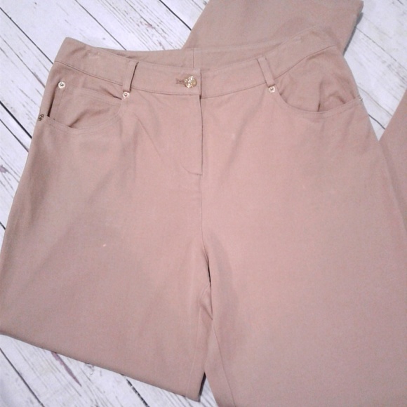 LSt. John Yellow Label Marie Straight Pants Size 4 - Picture 4 of 8